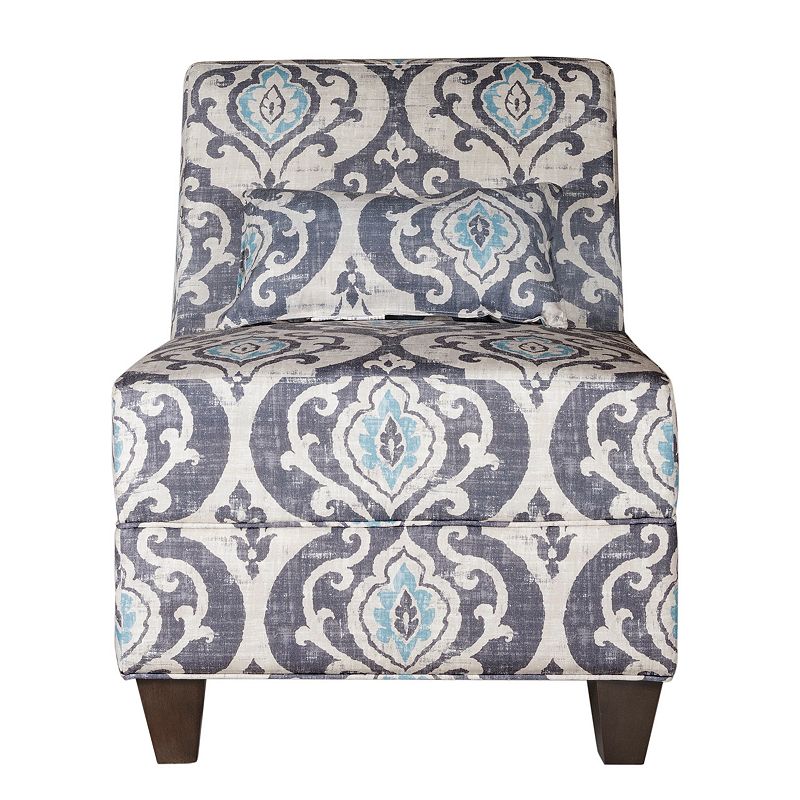 HomePop Accent Chair and Throw Pillow 2-piece Set