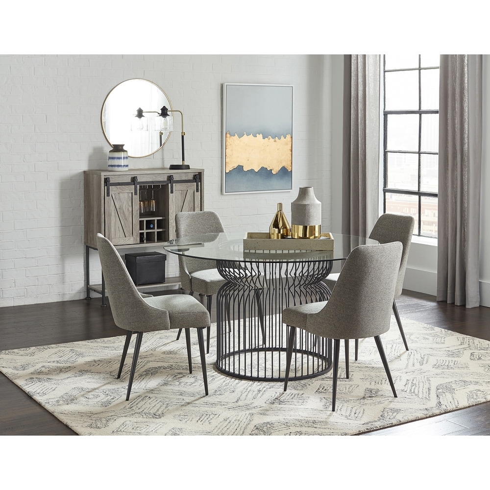 Coaster Furniture Granvia Gunmetal Round Dining Table Base