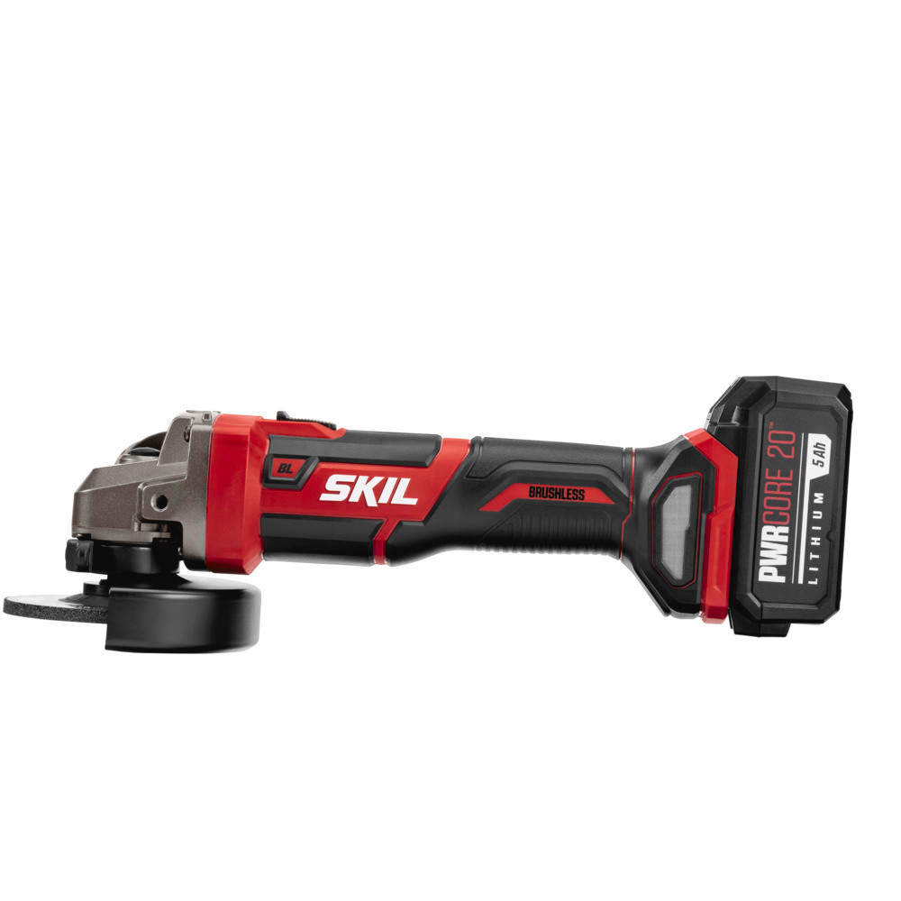 Skil PWRCORE 20? Angle Grinder Kit Brushless 20V 4 1/2 ;