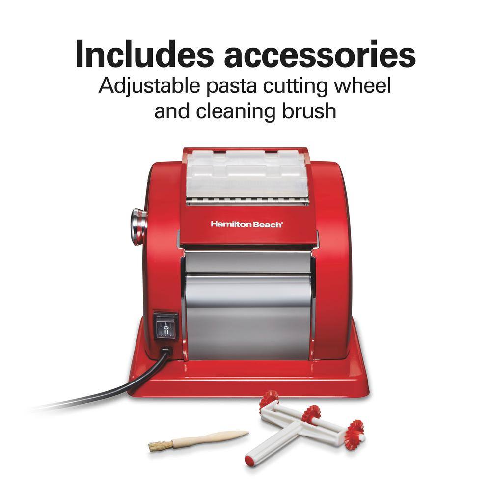 Hamilton Beach Red Electric Pasta Machine 86651