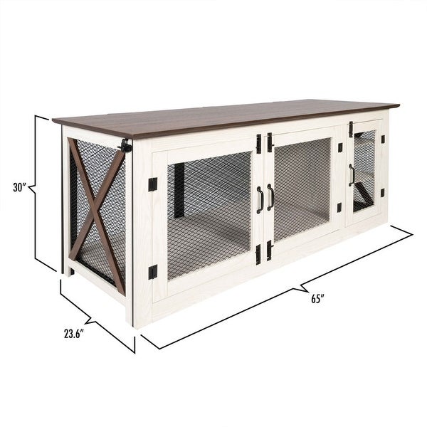 65 Inch Dog Crate Credenza