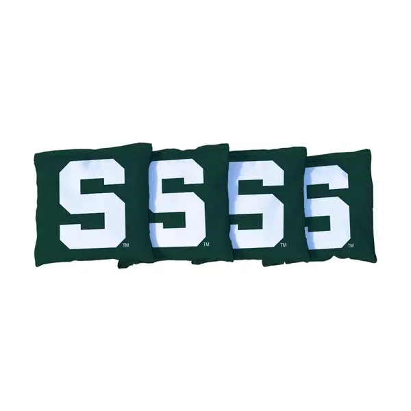 Victory Tailgate 4-Pack Michigan State Spartans NCAA Regulation Corn Filled Cornhole Bags