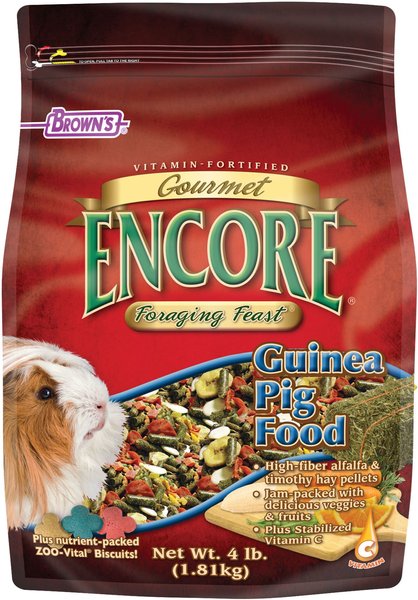 Brown's Encore Gourmet Foraging Feast Guinea Pig Food