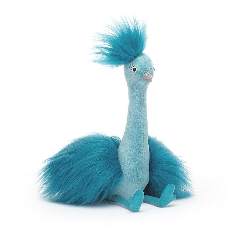 Fou Fou Peacock - 7.75 Inch by Jellycat