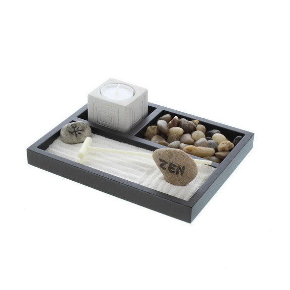 Accent Plus 57070780 Tabletop Zen Garden Kit