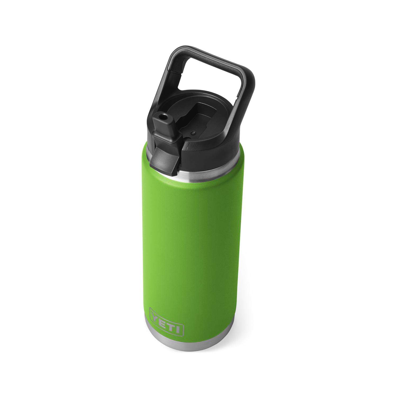 YETI Rambler 26 oz Canopy Green BPA Free Bottle with Straw Cap