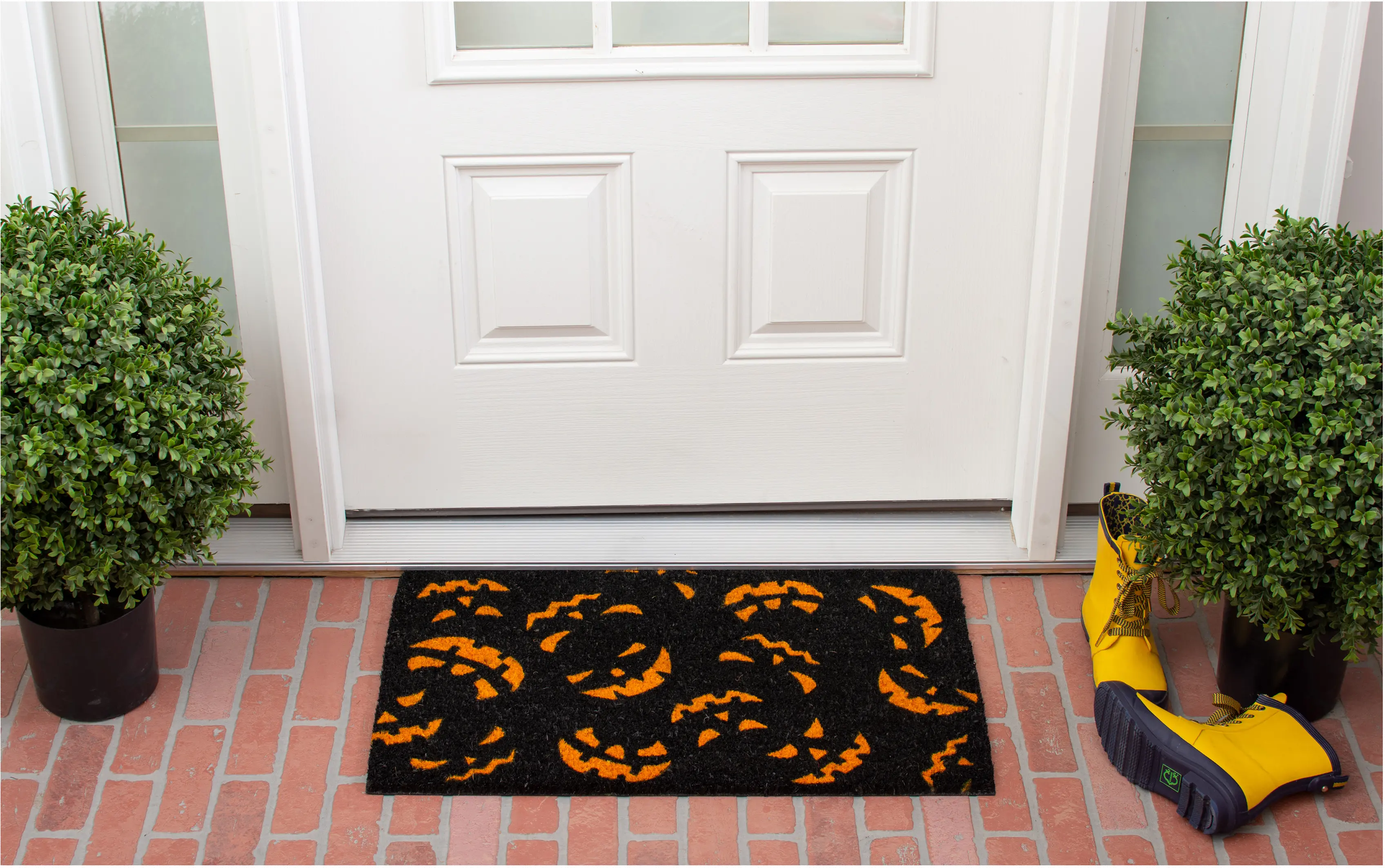 Spooky Pumpkins Doormat