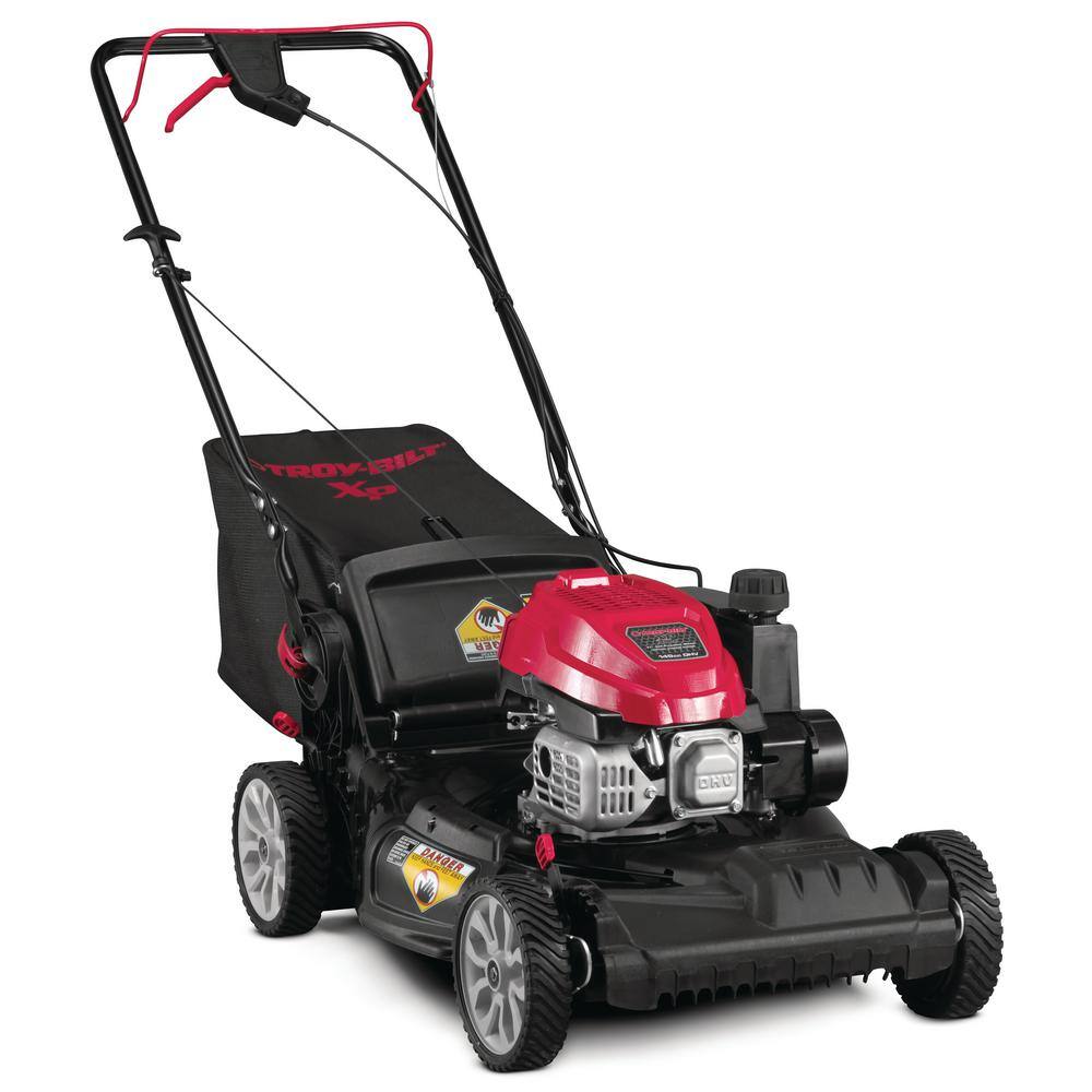 Troy-Bilt XP 21 in. 149 cc Vertical Storage Series Engine 3-in-1 Gas FWD Self Propelled Lawn Mower TB260 XP Space Saver