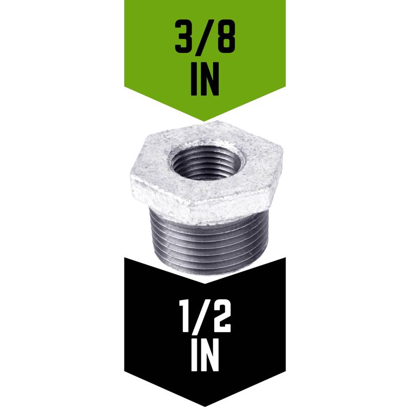 HEX BUSHING GLV 1/2X3/8