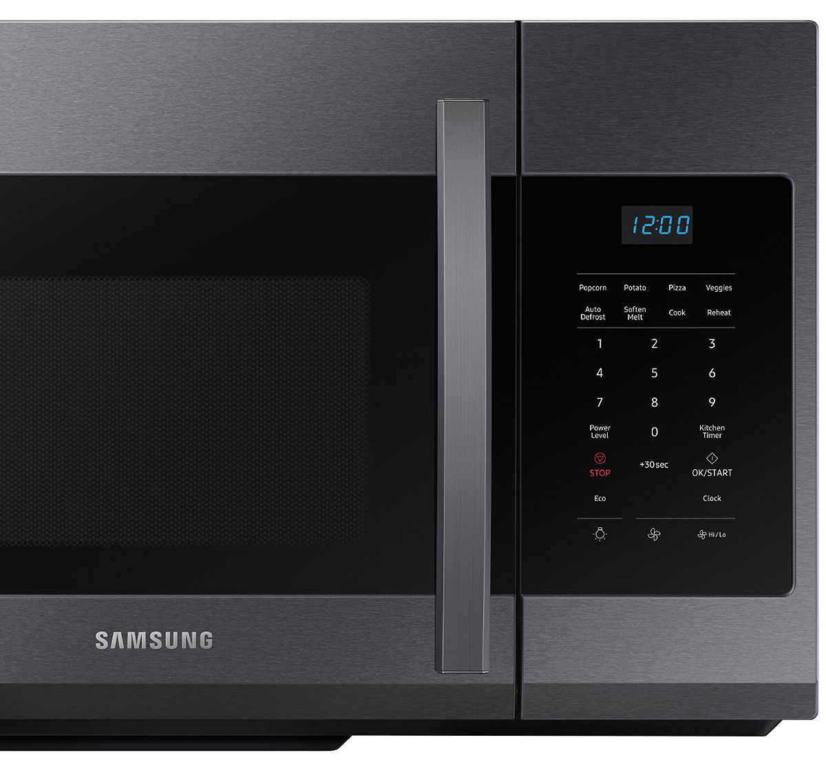  1.7 Cu. Ft. Fingerprint Resistant Black Stainless Steel Over-The-Range Microwave