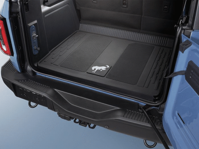 Genuine OE Ford Cargo Area Liner - For 4-Door Bronco Logo - M2DZ-58047A74-BA