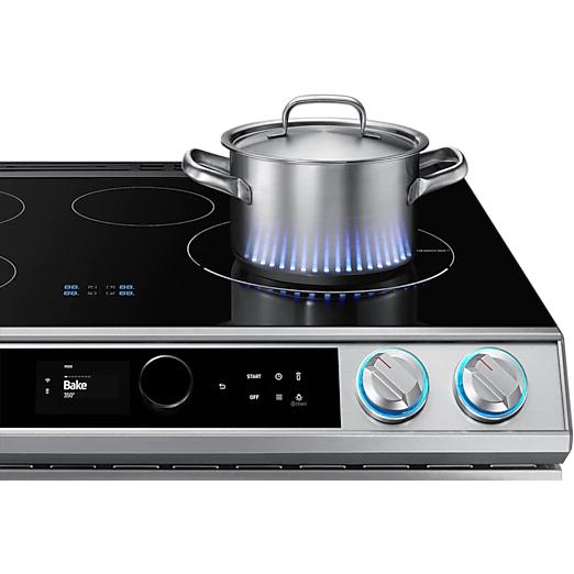  30-inch Slide-in Electric Induction Range with WI-FI Connect NE63T8911SS/AC