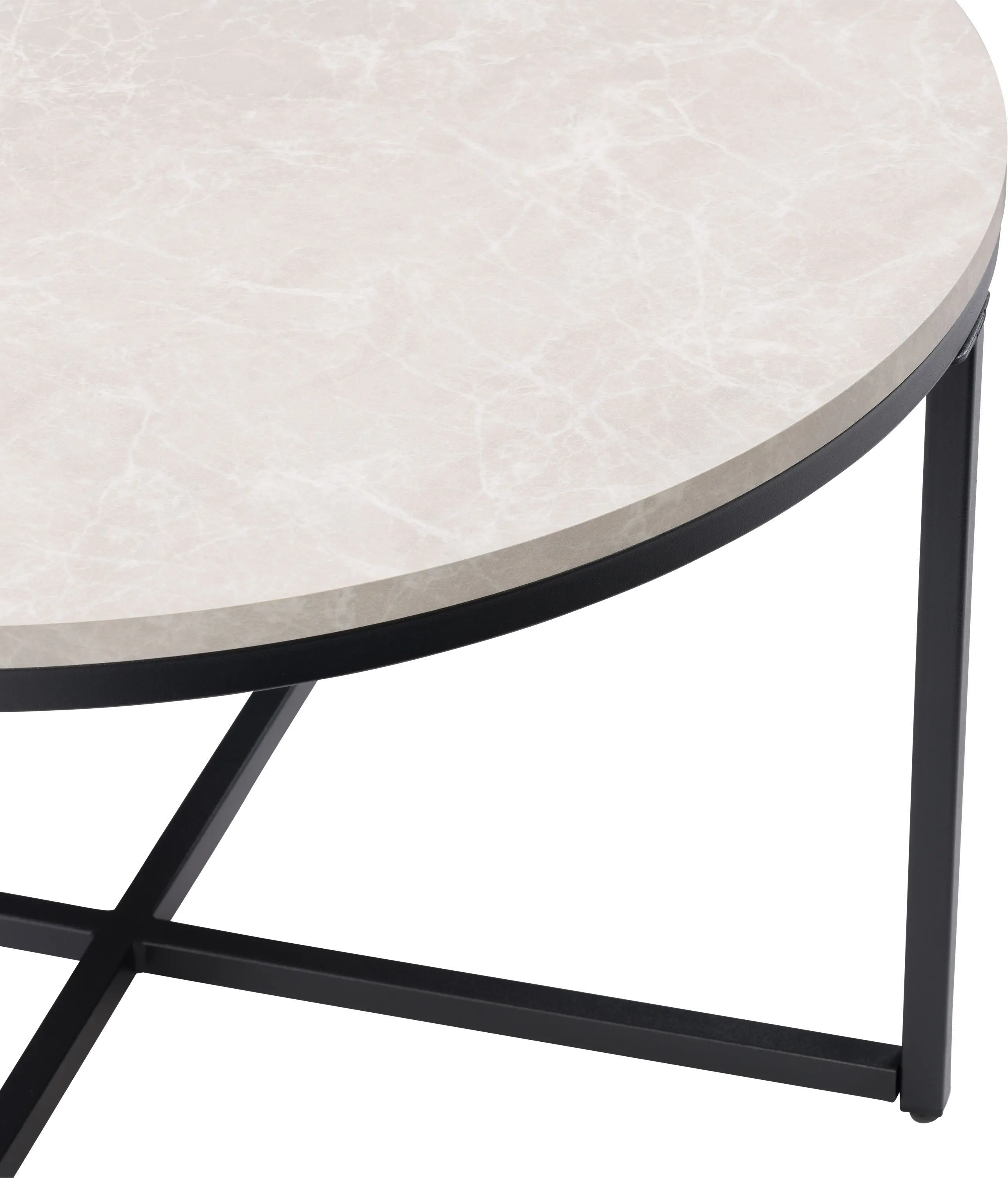 Ayla Gray Marble Coffee Table