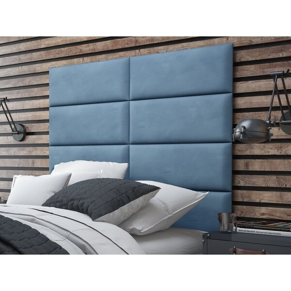 Vant Upholstered Wall Panels (Headboards) Sets of 4， Micro Suede - - 12063235