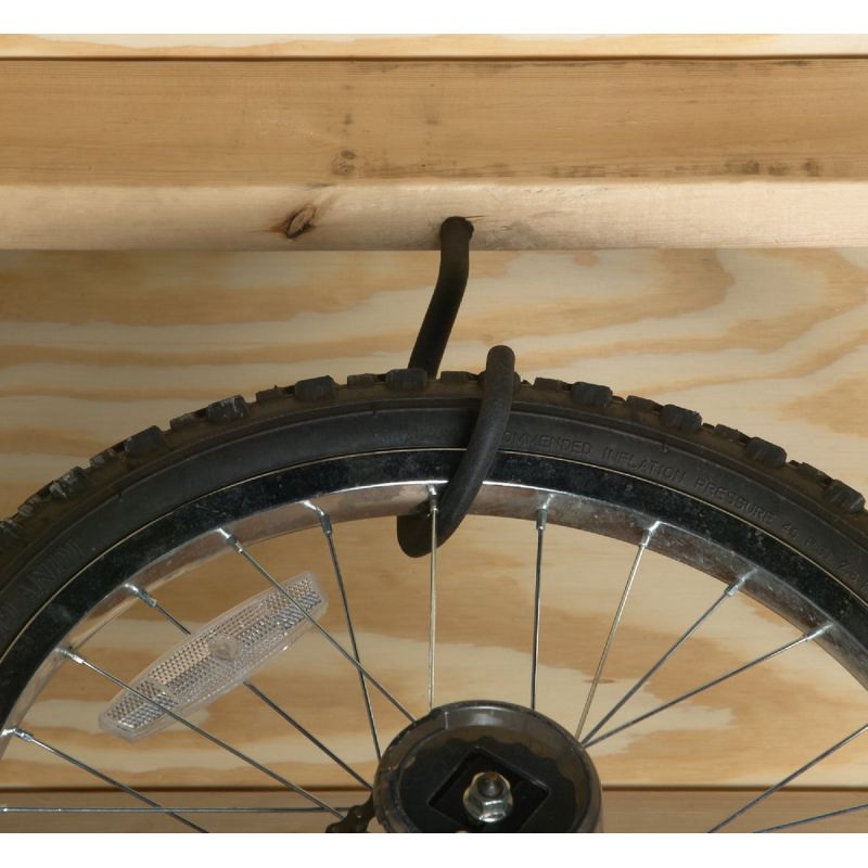 Heavy-Duty Screw-In Bicycle Hanger Black