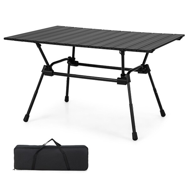 Folding HeavyDuty Aluminum Camping Table with Carrying Bag