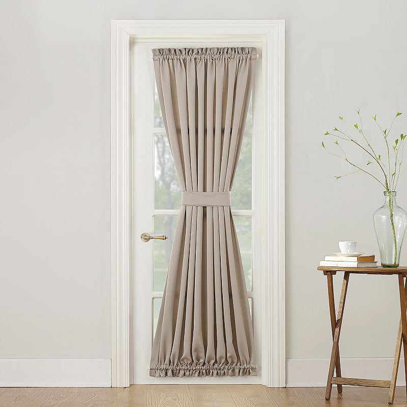 Sun Zero 1-Panel Gramercy Room Darkening Door Curtain