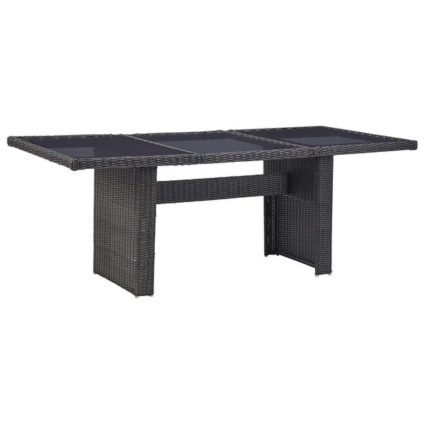 vidaXL Patio Dining Table Black 78.7