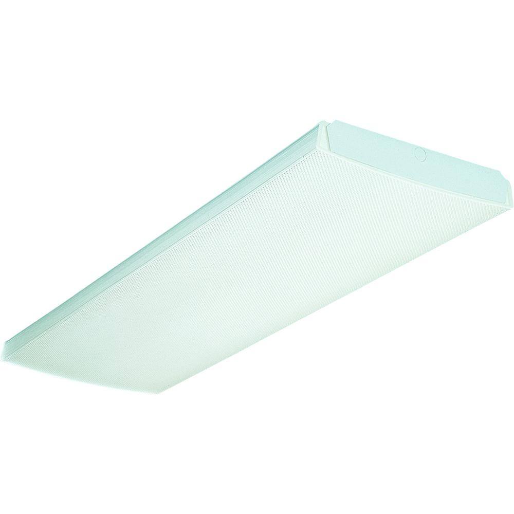 Lithonia Lighting 3 in. Lumens Fluorescent White Wraparound Light LB 4 32 120 14 GESB