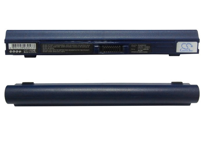 Acer Aspire One 531 Aspire One 751 As Blue 4400mAh Replacement Battery BatteryClerkcom Laptop and Notebook