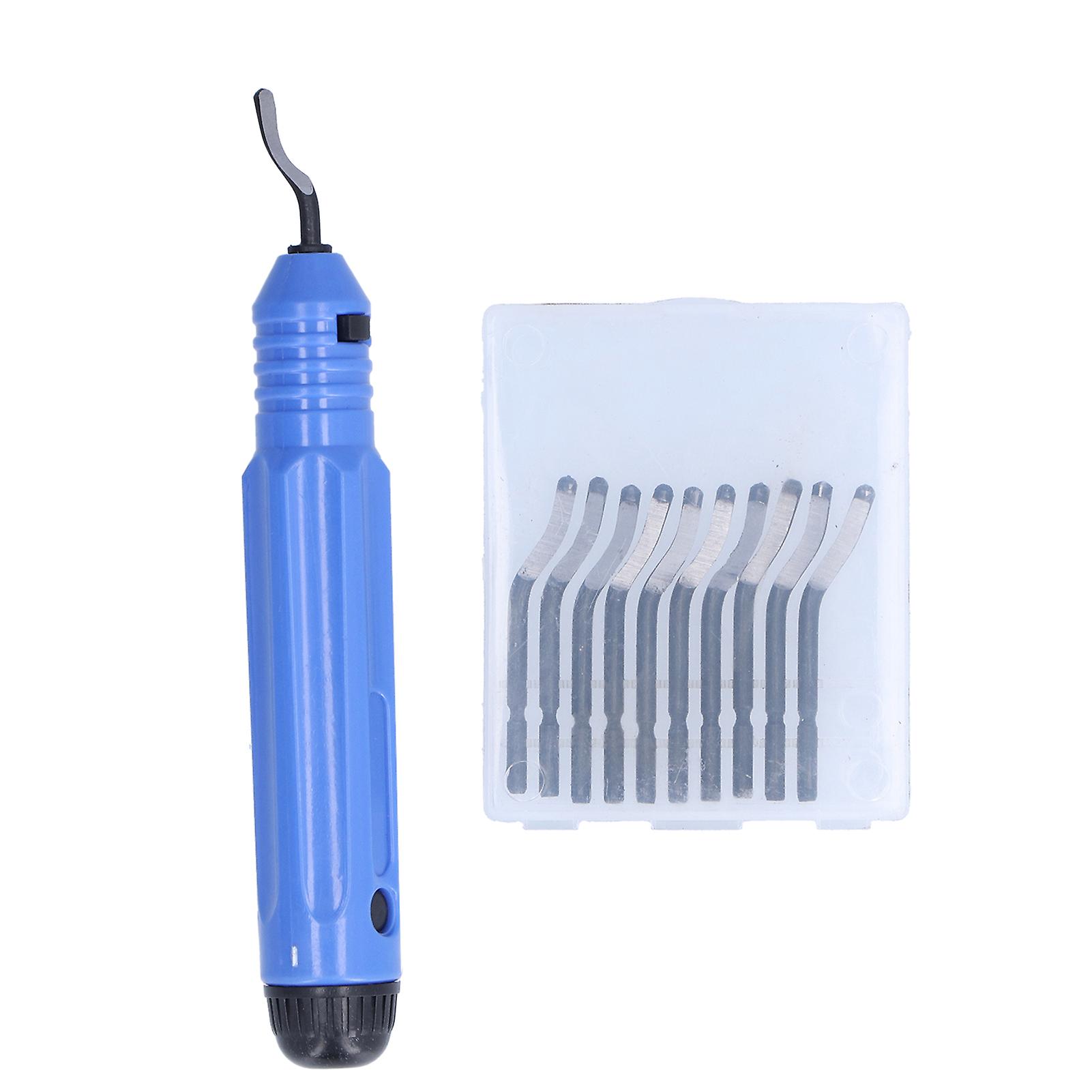 Trimming Scraper Burr Remove Blades Replacement Alloy Hand Deburring Chamfering Knife Kit