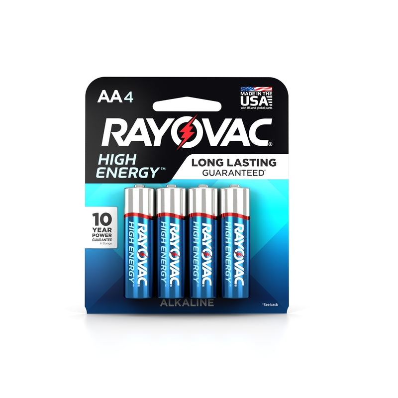 BATTERY ALKALINE AA 4PK