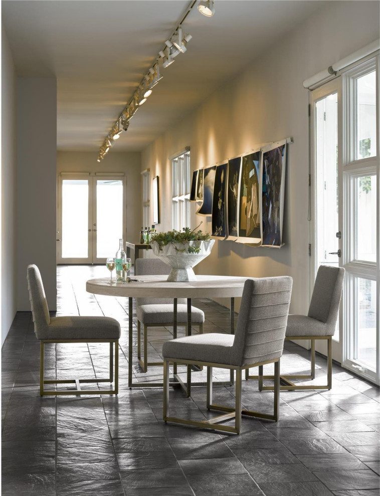Side Chair UNIVERSAL Quartz Crystal Metal   Transitional   Dining Chairs   by EuroLuxHome  Houzz