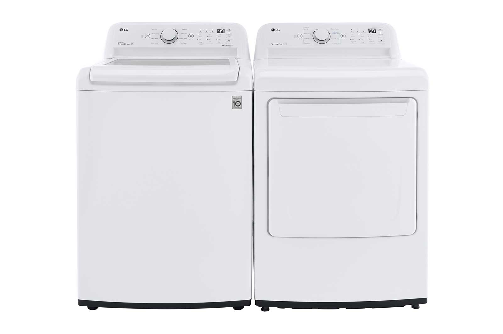 Lg WT7000CW 4.5 Cu. Ft. Ultra Large Capacity Top Load Washer With Turbodrum™ Technology