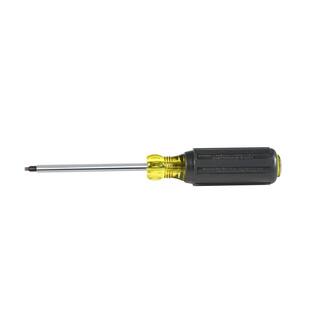 Klein Tools #2 Square- Recess Tip Screwdriver with 4 in. Round Shank- Cushion Grip Handle 662