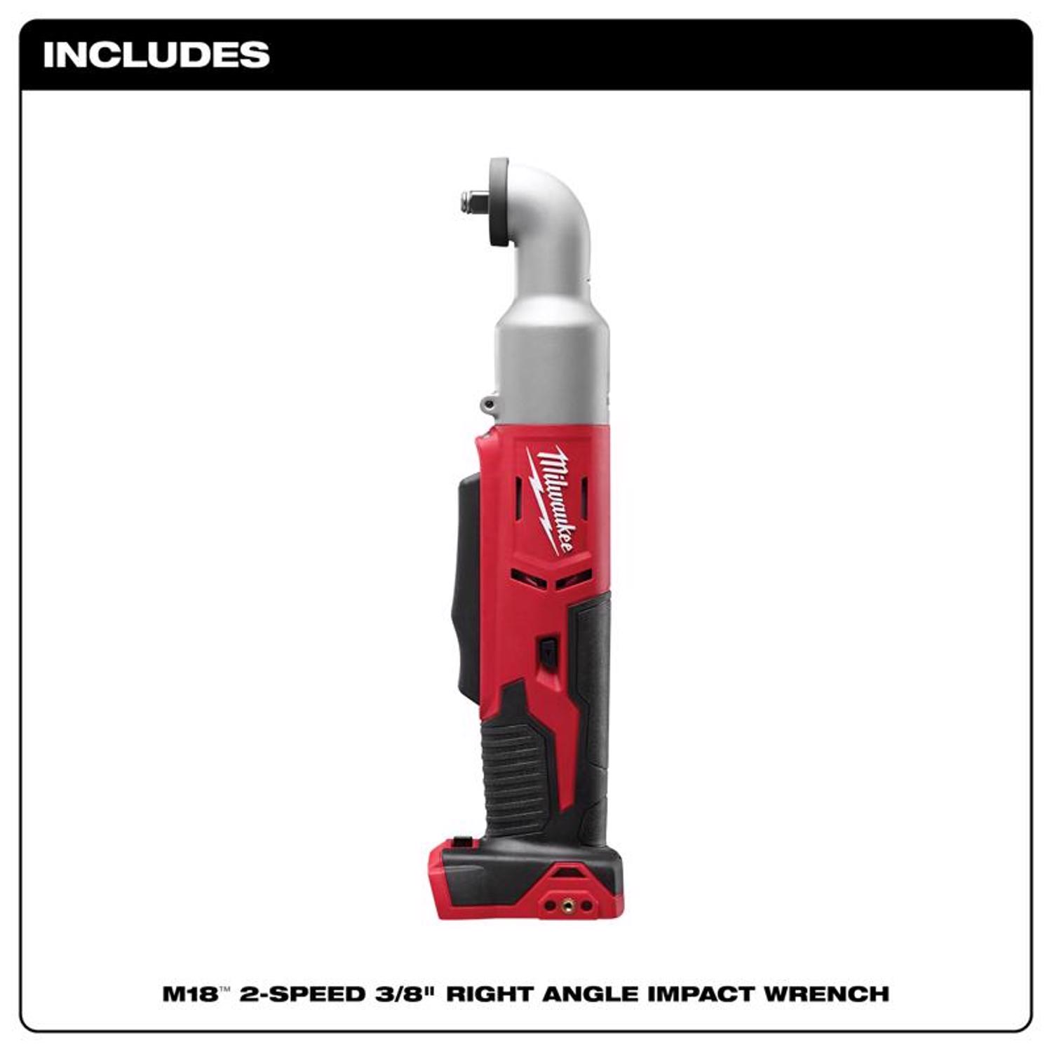 MW M18 18 V 3/8 in. Cordless Brushed Impact Wrench Tool Only