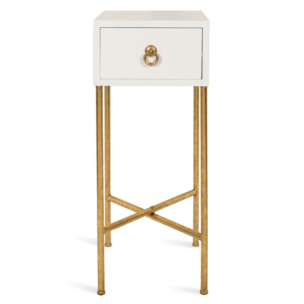 Kate and Laurel Decklyn Wood Accent Table   12x12x30