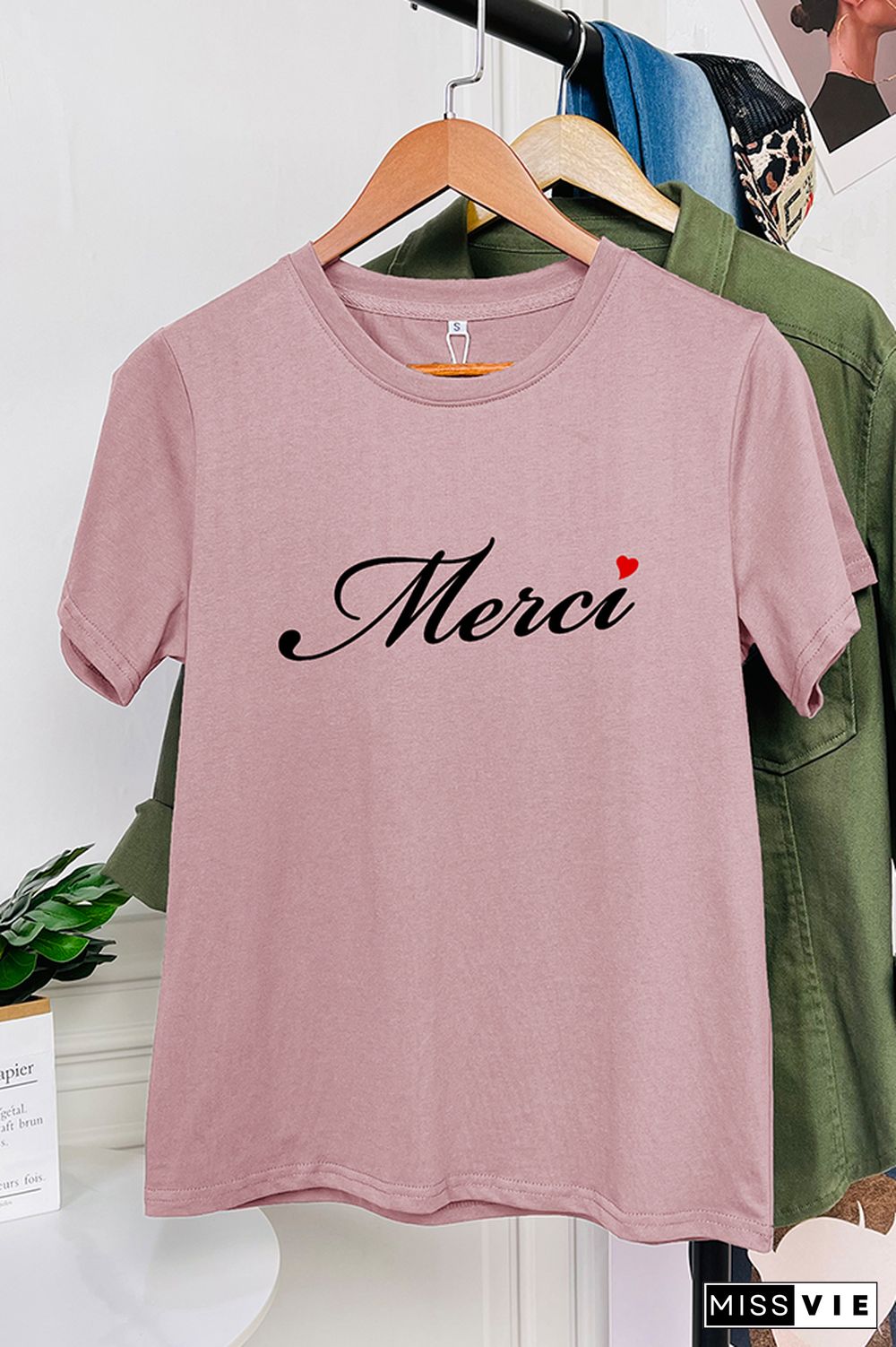 Merci Graphic Tee Wholesale