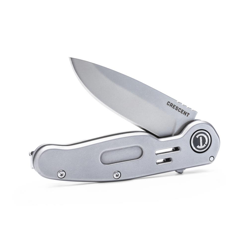 CRESCENT Low Profile Pocket Knife 3.25 Frame Lock