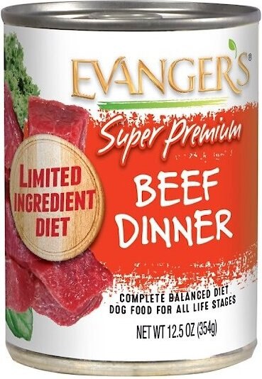 Evanger's Super Premium Beef Dinner Grain-Free Canned Dog Food