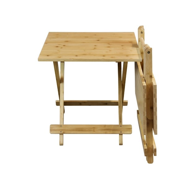 Solid Bamboo Folding Table