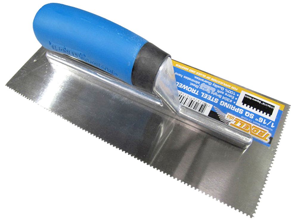 Troxell Stainless Steel Trowel Square Notch 1