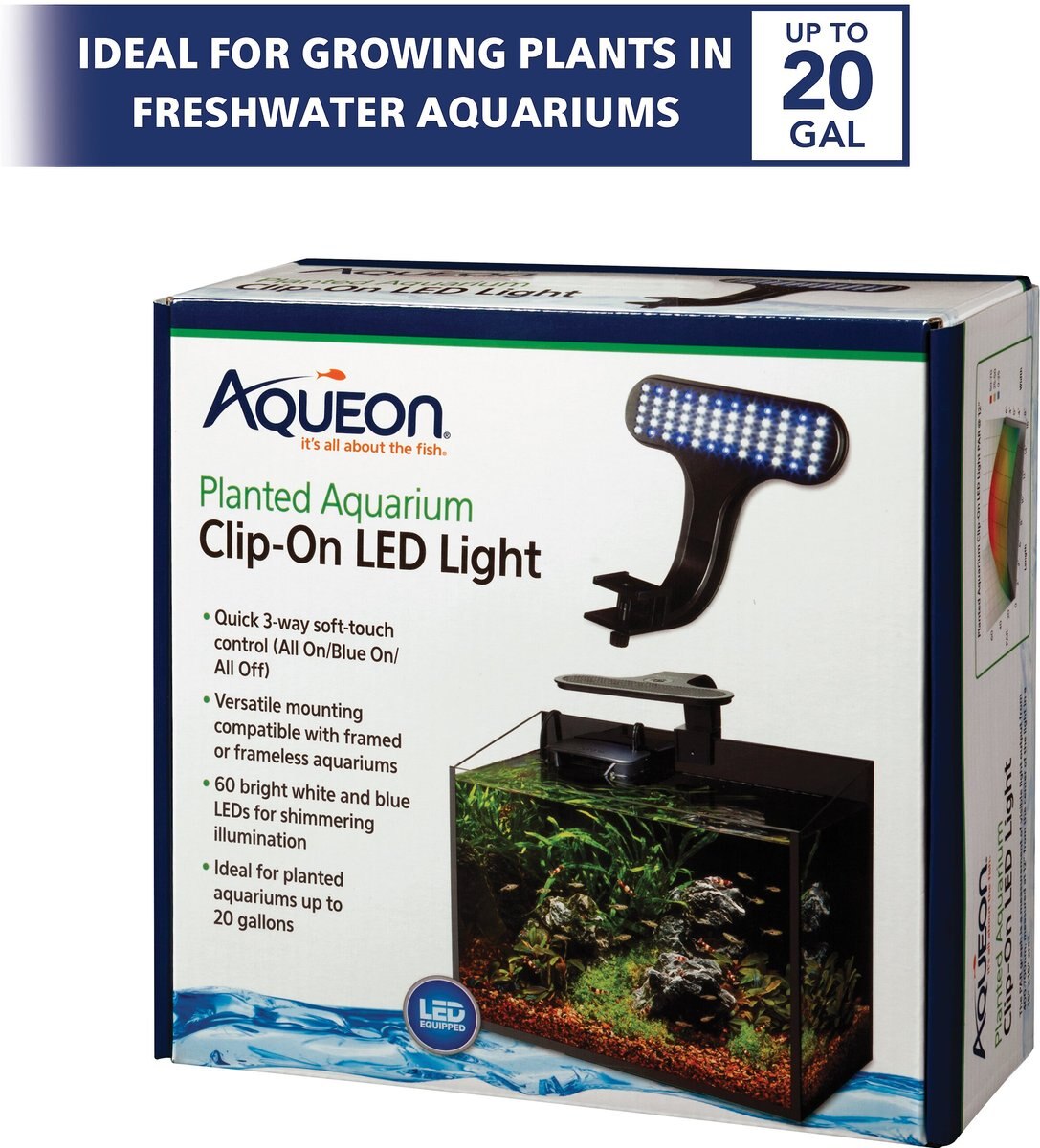 Aqueon Planted Aquarium Clip-On LED Light