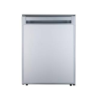 EQUATOR ADVANCED Appliances 18.7 in. 2.8 cu.ft. 12VDC RV Built-in Refrigerator wCompressor in Brushed Stainless RF 12-282