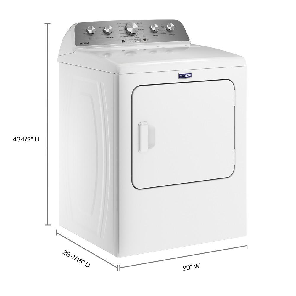 Maytag MED5430MW Top Load Electric Dryer With Steam-Enhanced Cycles - 7.0 Cu. Ft.