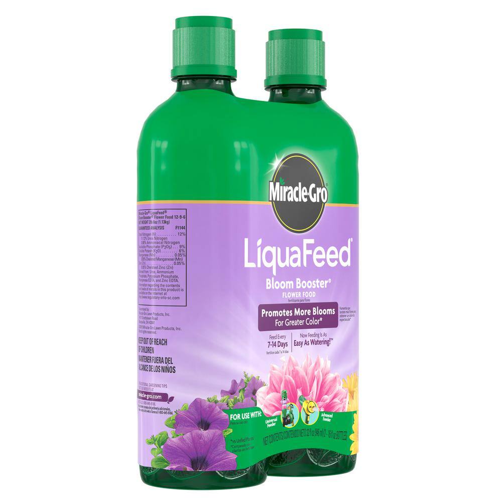 Miracle-Gro LiquaFeed 16 oz. Bloom-Booster Flower Food Refills (2-Pack) 2004043