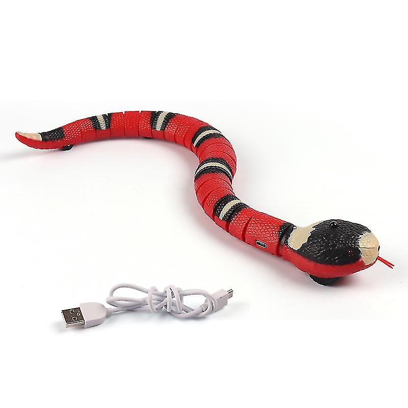 Smart Sensing Interactive Cat Toys Automatic Eletronic Snake Cat Teasering Play Usb Rechargeable Kitten Toys
