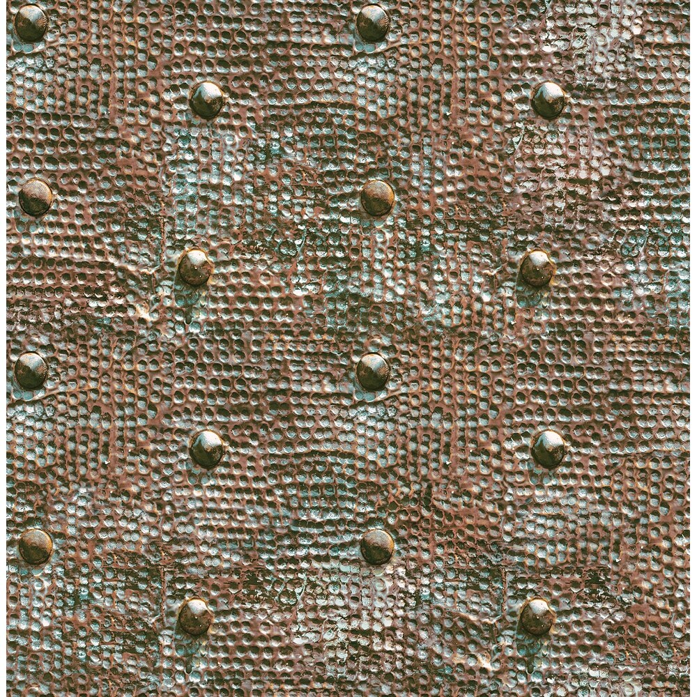 Seabrook Designs Raleigh Iron Wall Unpasted Wallpaper