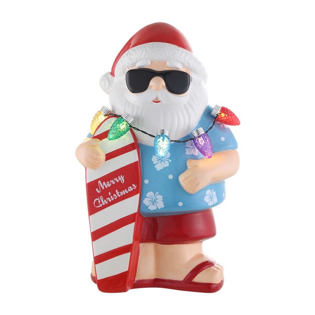 Ceramic Beach Santa