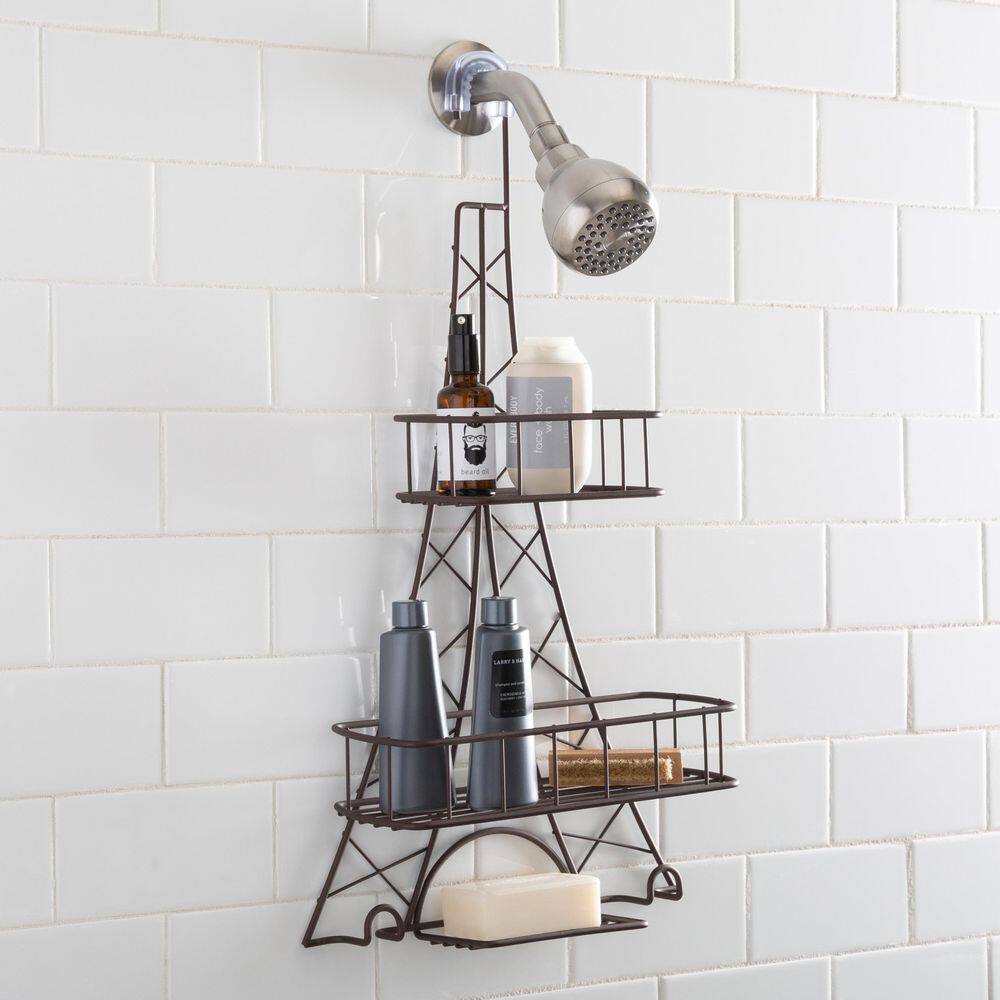 Elle Decor Ville Des Lumieres Collection Eiffel Tower Shower Caddy EL-44017-ORB