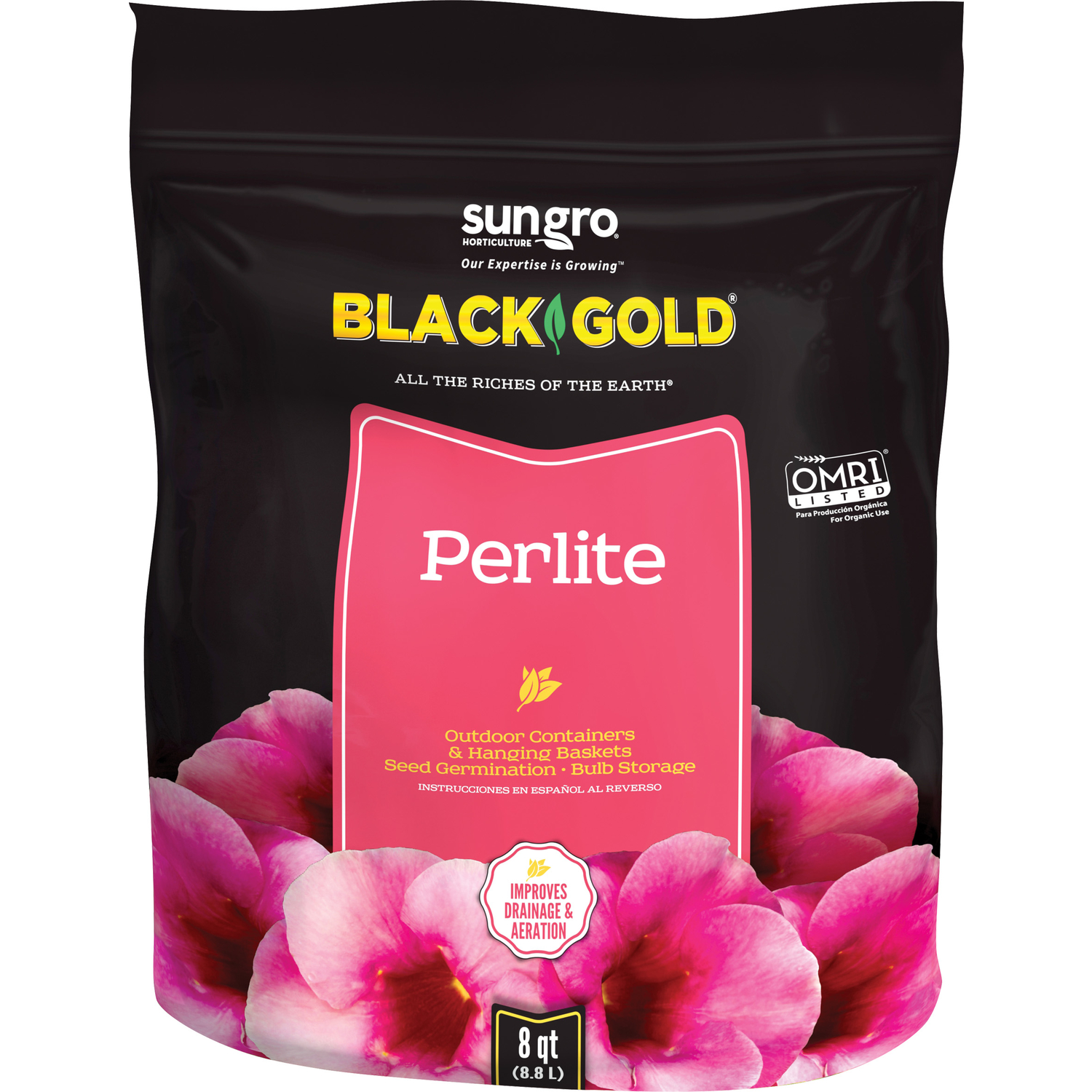 Black Gold Organic Perlite 8 qt