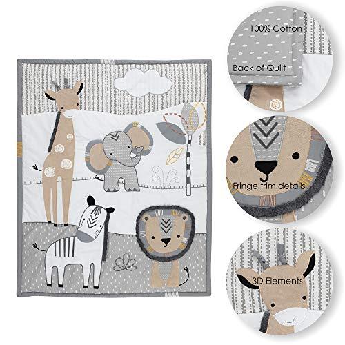 Jungle Safari 6-Piece Baby Crib Bedding Set