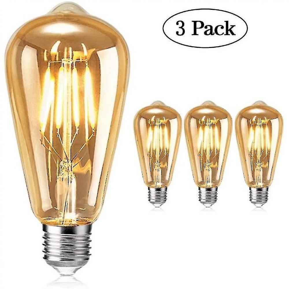 Vintage Lightbulb， Led Lightbulb Warm Light E27 4w Vintage Antique Lightbulb Retro ment Lamp-3