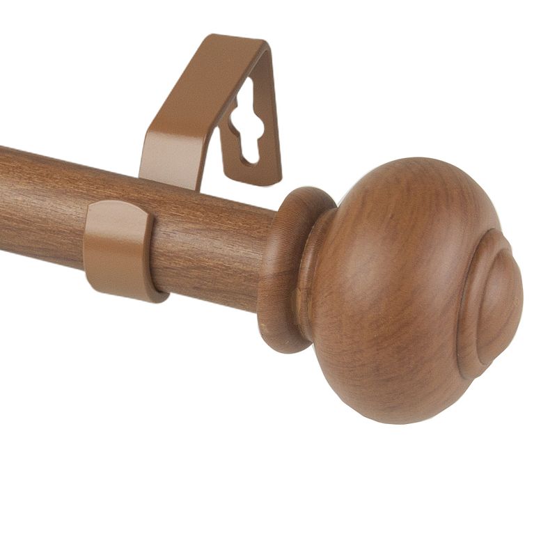 Rod Desyne 1 Rotunda Faux Wood Curtain Rod