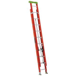 Louisville Ladder 20 ft. Fiberglass Extension Ladder wProTop with 300 lbs. Load Capacity Type IA Duty Rating L-3022-20PT