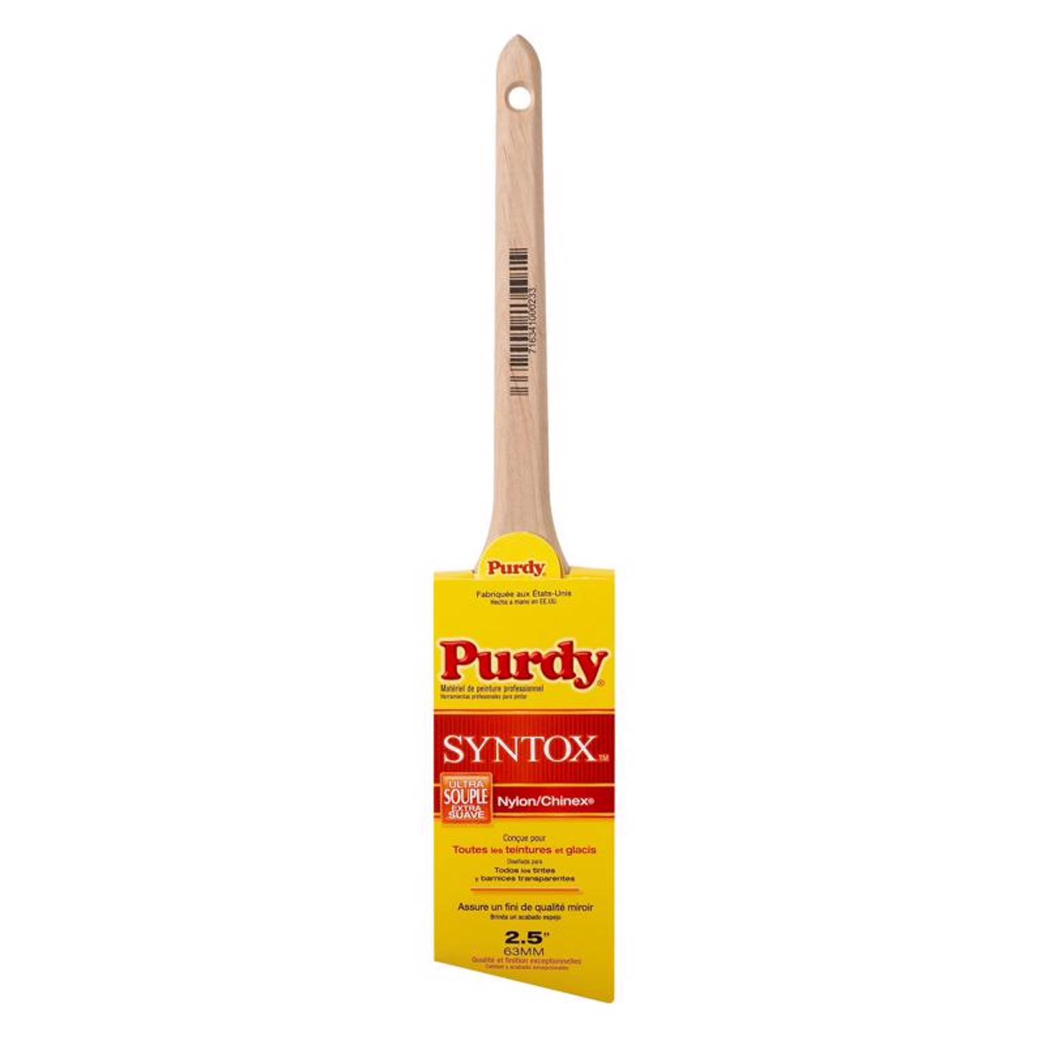 Purdy Syntox Angular 2-1/2 in. Extra Soft Angle Trim Paint Brush